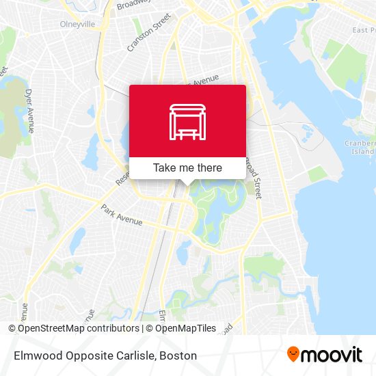 Mapa de Elmwood Opposite Carlisle