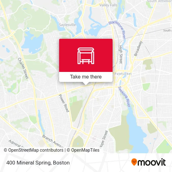 400 Mineral Spring map