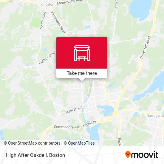 High After Oakdell map