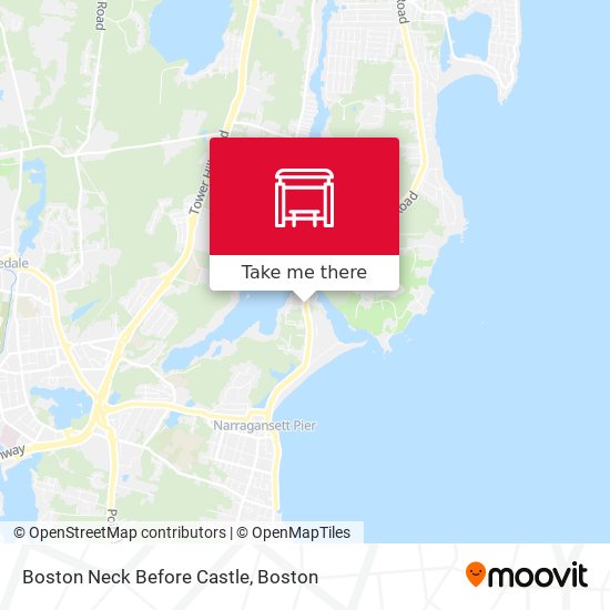 Boston Neck Before Castle map