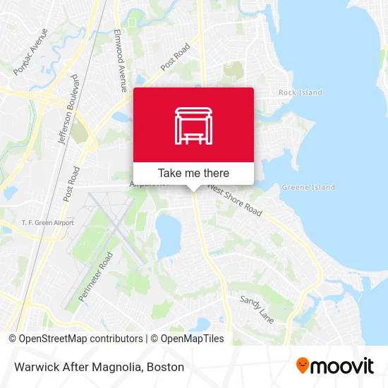 Warwick After Magnolia map