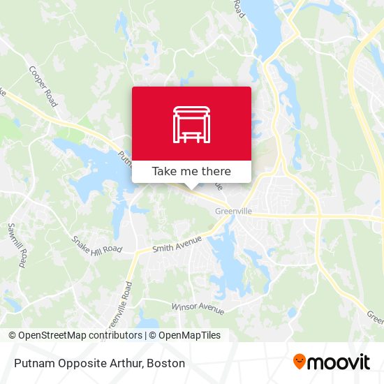Mapa de Putnam Opposite Arthur