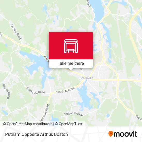 Putnam Opposite Arthur map