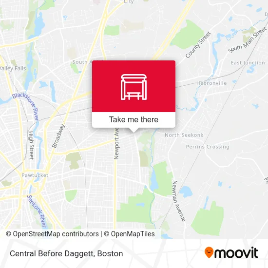 Central Before Daggett map