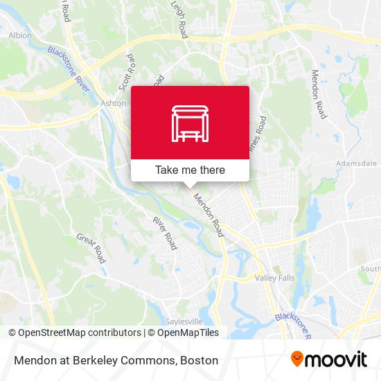 Mendon at Berkeley Commons map