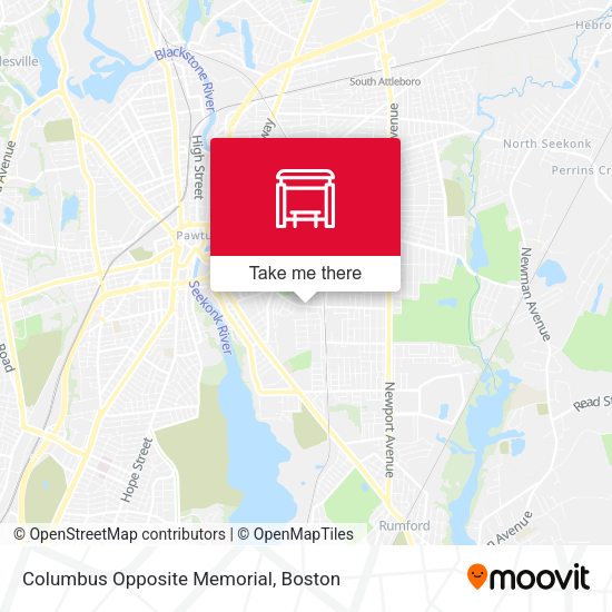 Columbus Opposite Memorial map