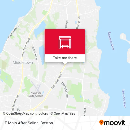 E Main After Selina map