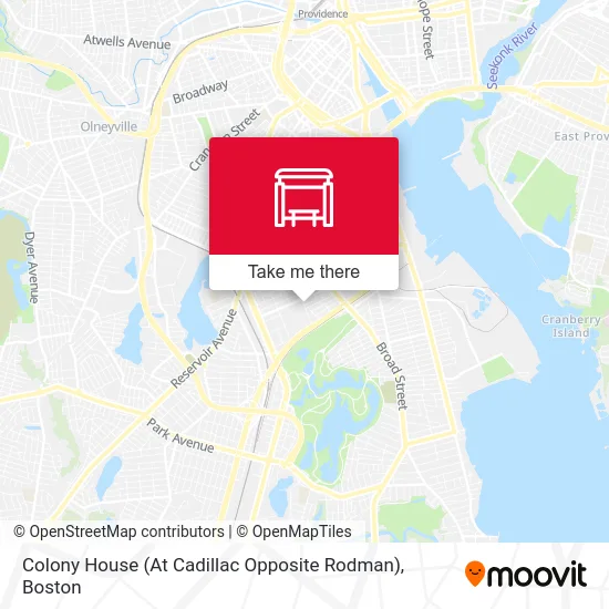 Colony House (At Cadillac Opposite Rodman) map