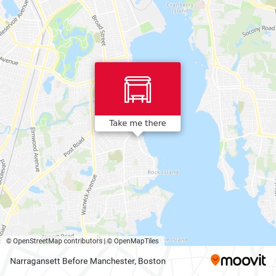 Narragansett Before Manchester map
