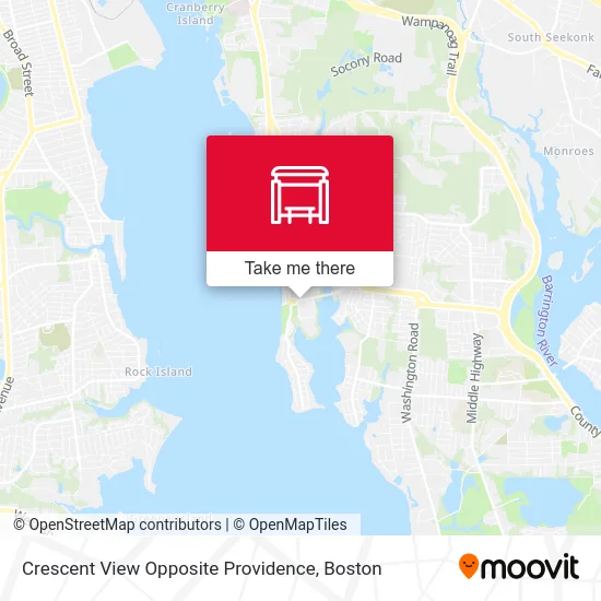 Crescent View Opposite Providence map