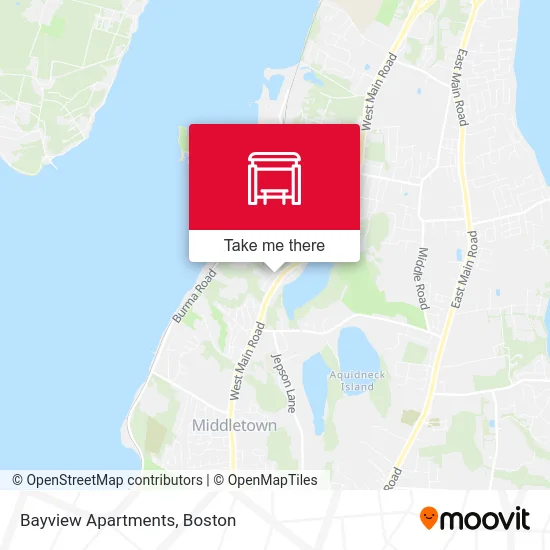 Bayview Apartments map
