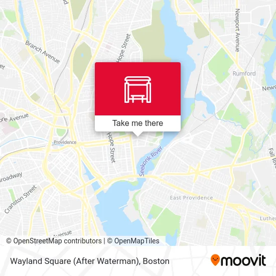 Wayland Square (After Waterman) map