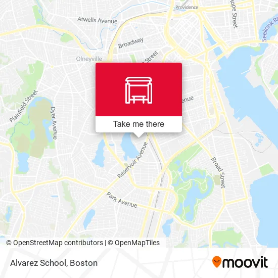 Alvarez School map