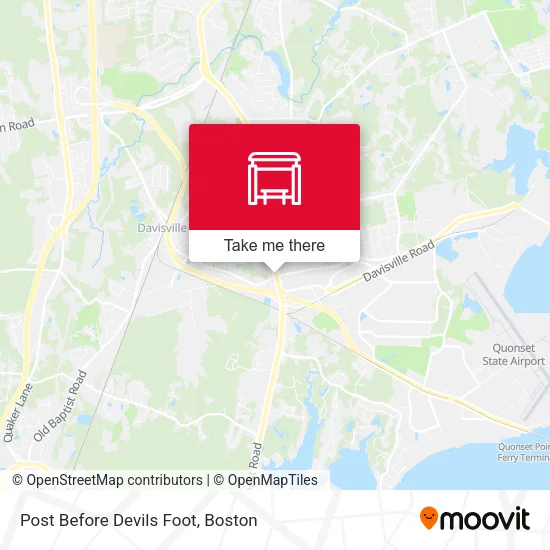 Post Before Devils Foot map