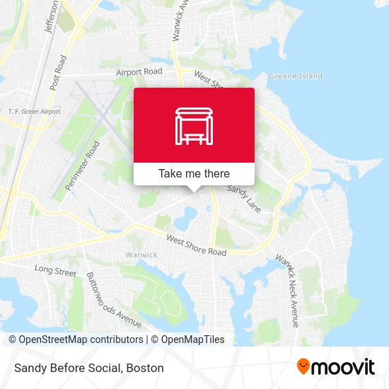 Sandy Before Social map