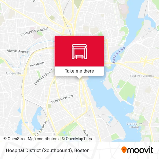 Hospital District (Southbound) map