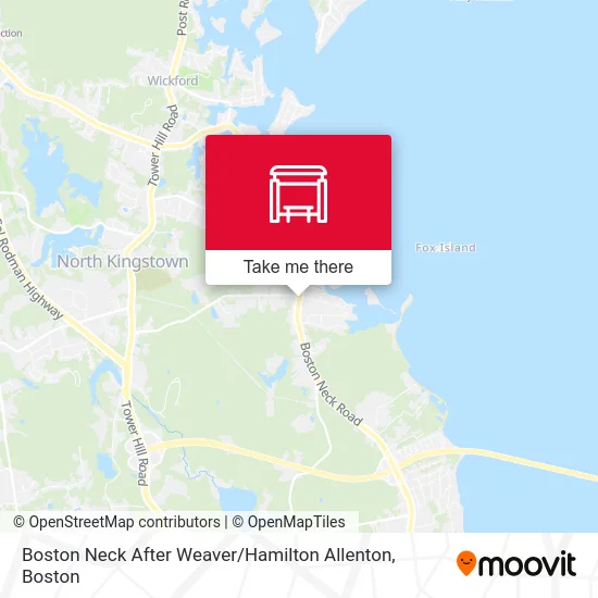 Boston Neck After Weaver / Hamilton Allenton map