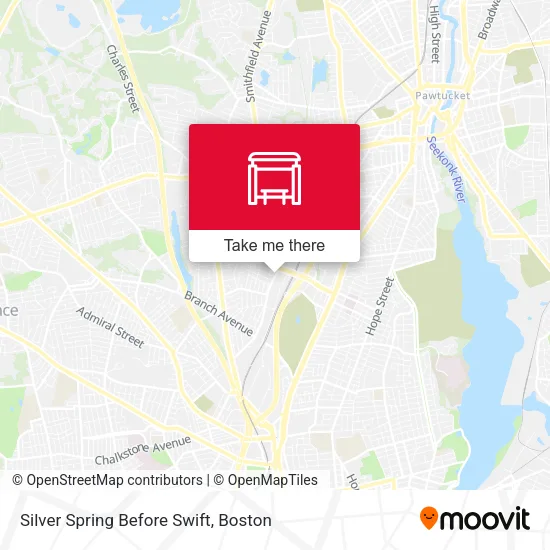 Mapa de Silver Spring Before Swift