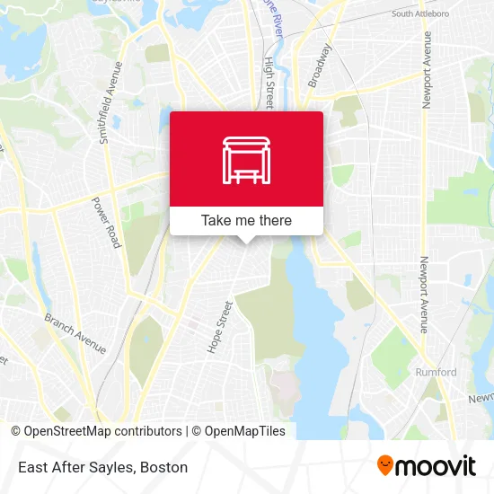 East After Sayles map