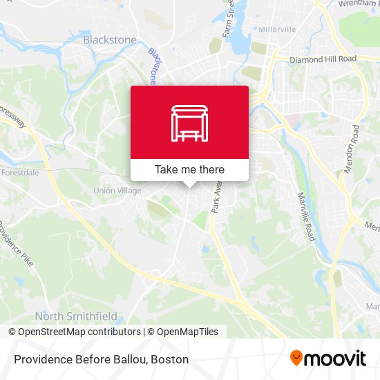 Mapa de Providence Before Ballou
