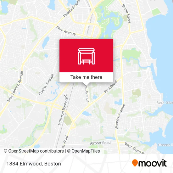 1884 Elmwood map