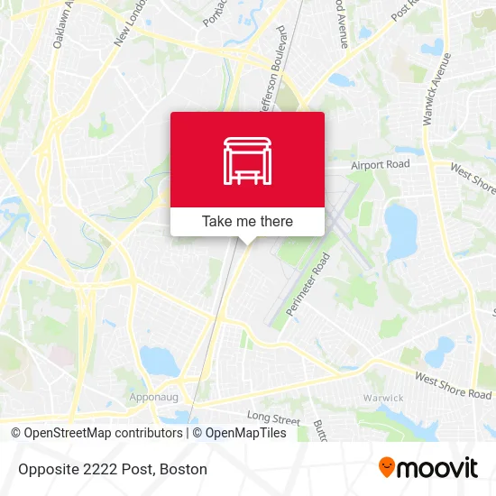 Opposite 2222 Post map