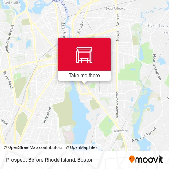 Prospect Before Rhode Island map