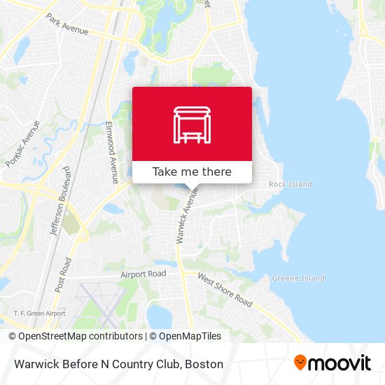 Warwick Before N Country Club map