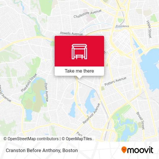 Cranston Before Anthony map