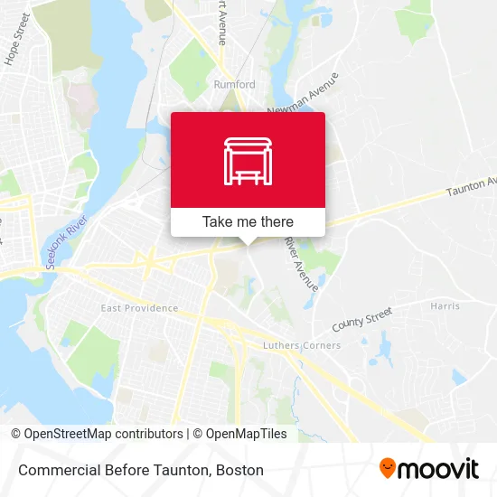 Commercial Before Taunton map