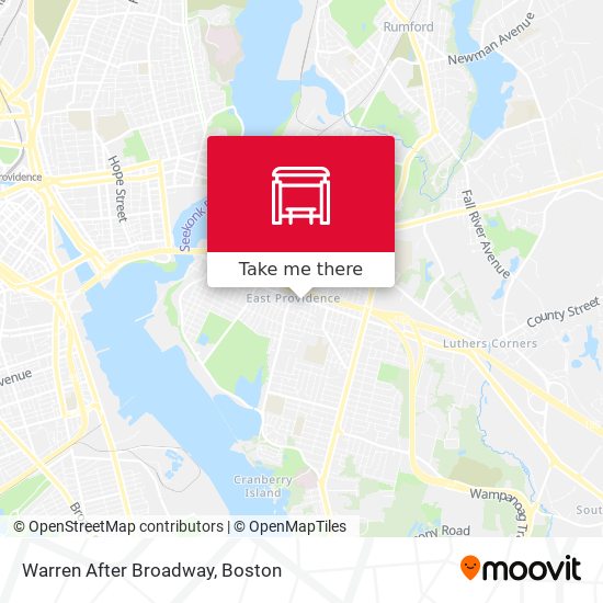 Warren After Broadway map