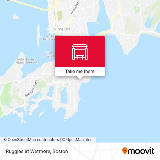 Ruggles at Wetmore map