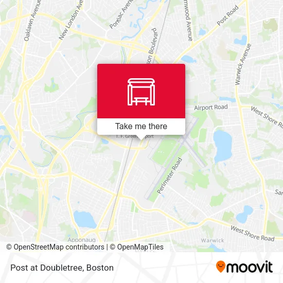 Post at Doubletree map