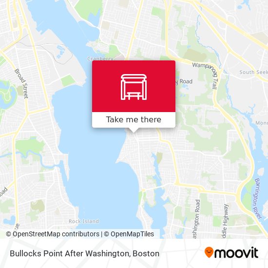 Mapa de Bullocks Point After Washington