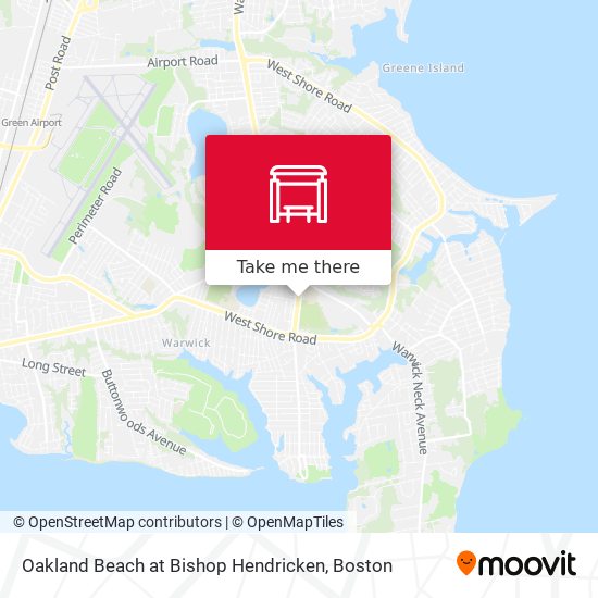 Mapa de Oakland Beach at Bishop Hendricken