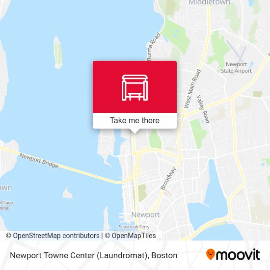 Newport Towne Center (Laundromat) map