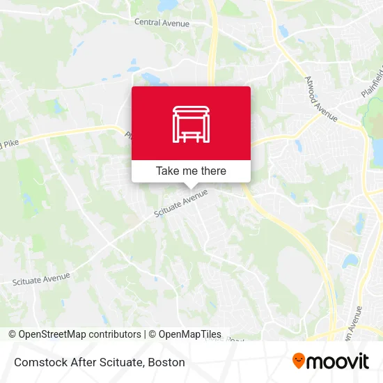 Comstock After Scituate map
