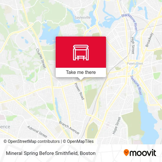 Mineral Spring Before Smithfield map