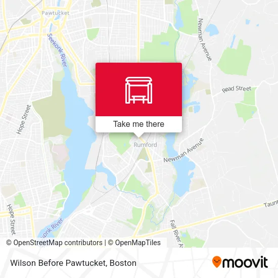 Wilson Before Pawtucket map