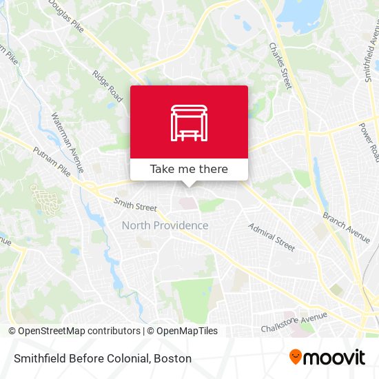 Smithfield Before Colonial map