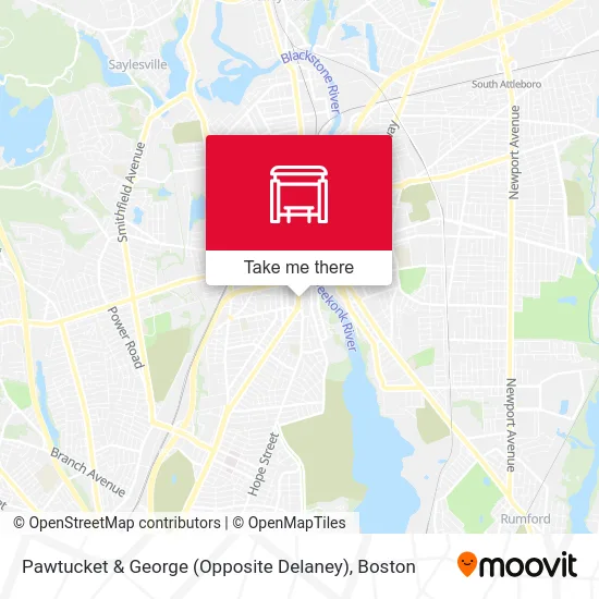 Pawtucket & George (Opposite Delaney) map