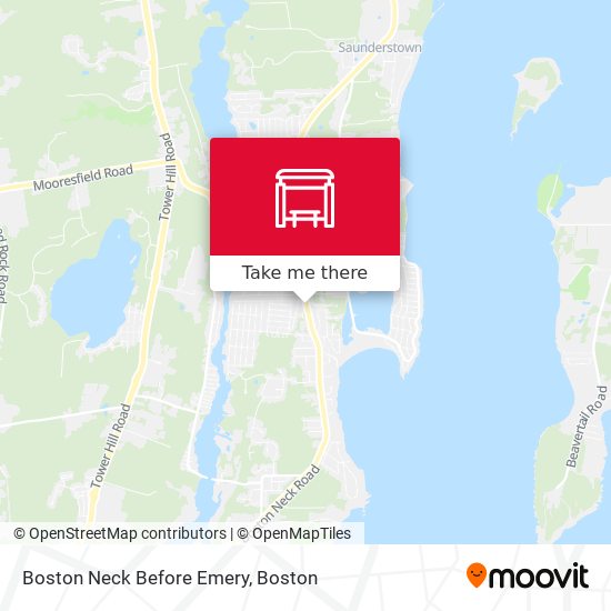 Boston Neck Before Emery map
