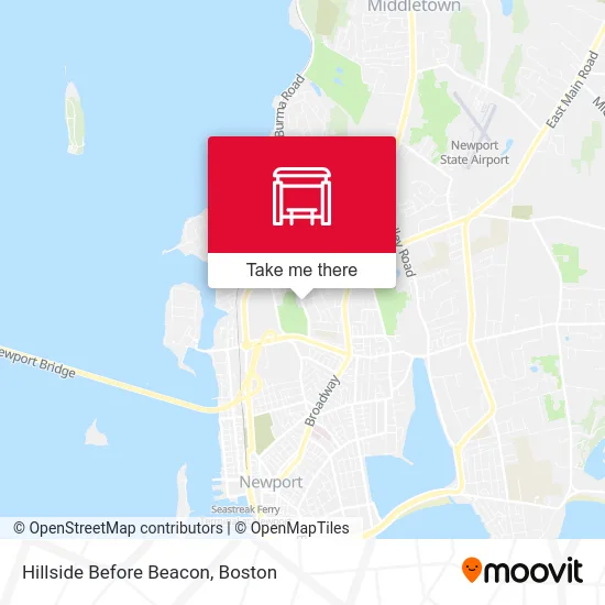 Hillside Before Beacon map