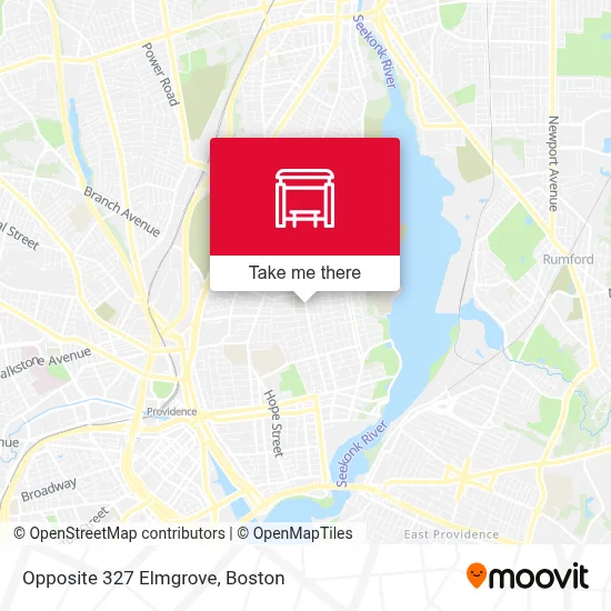 Opposite 327 Elmgrove map