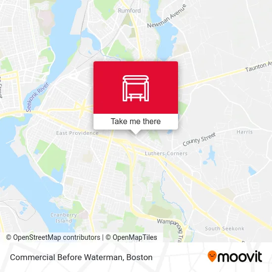 Commercial Before Waterman map