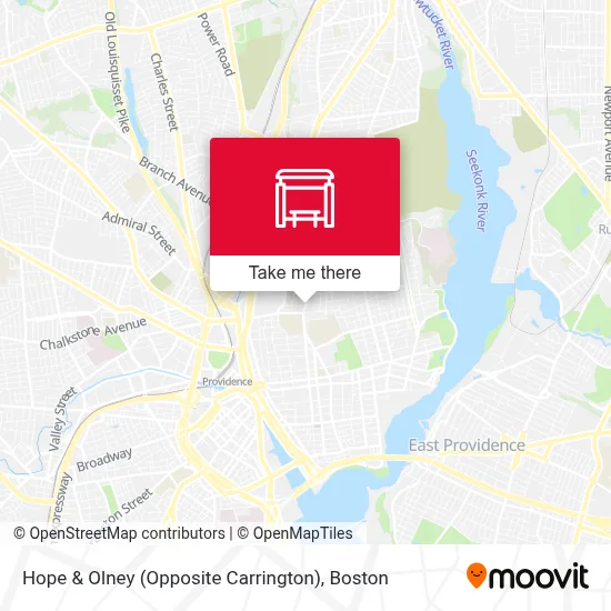 Hope & Olney (Opposite Carrington) map