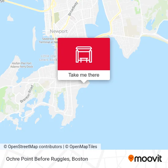 Ochre Point Before Ruggles map