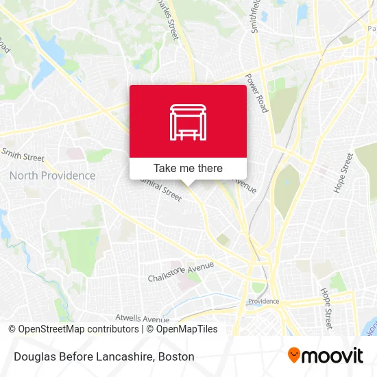 Douglas Before Lancashire map