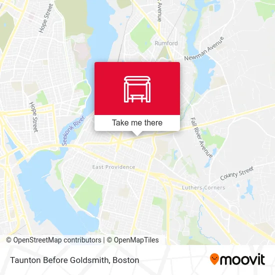 Taunton Before Goldsmith map