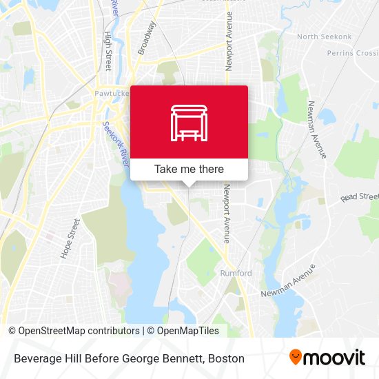Beverage Hill Before George Bennett map